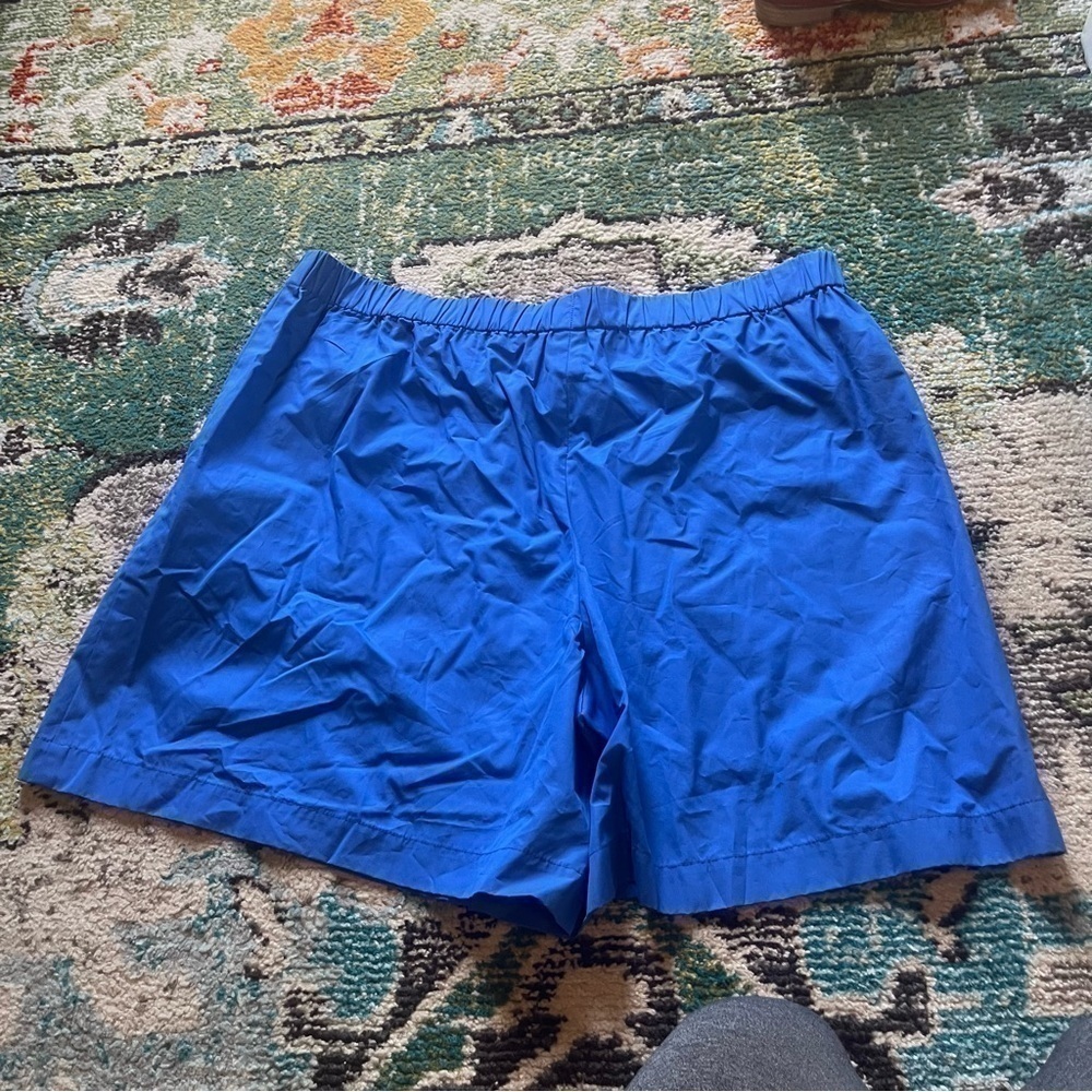 New Lafayette 148 Designer Royal bloe vintage style shorts - Picture 6 of 8
